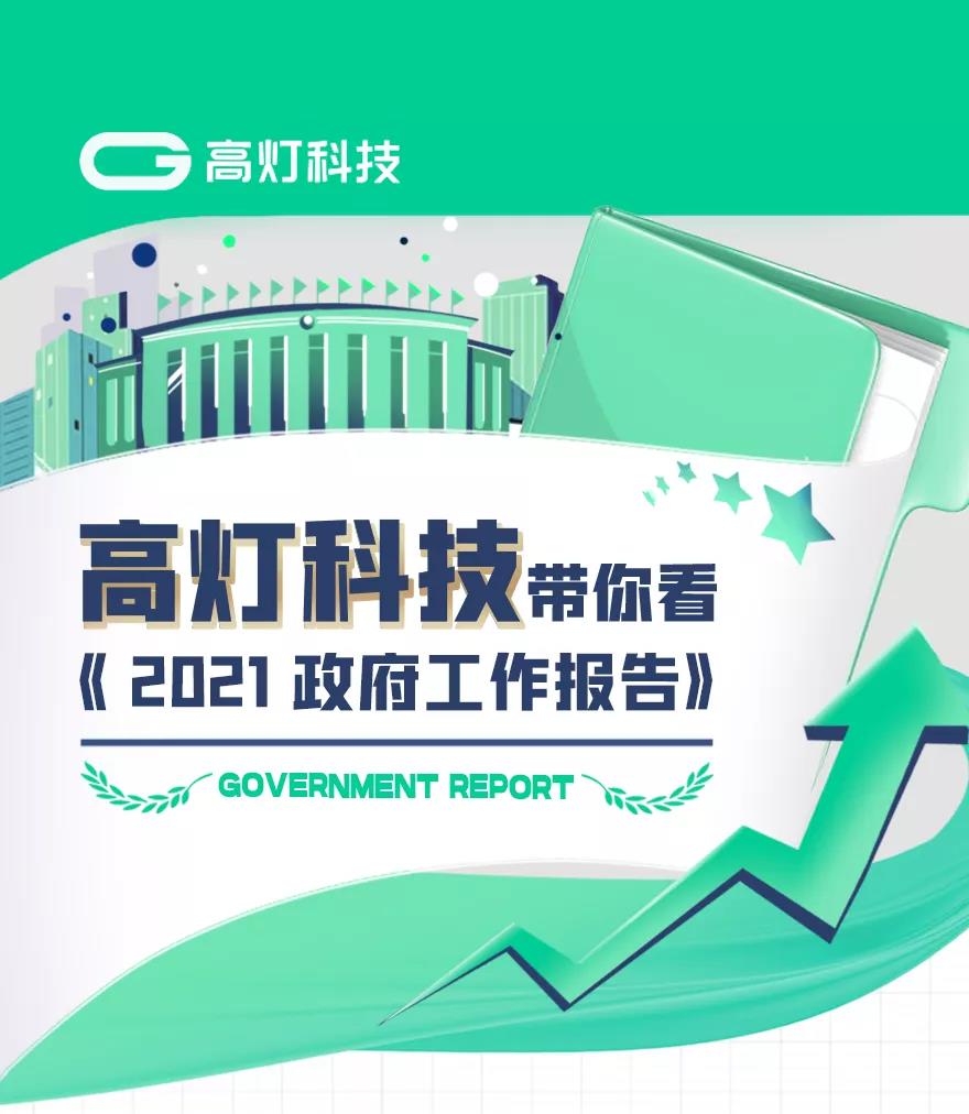 高灯科技带你看《2021政府工作报告》！